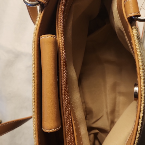 NWT beautifuk Strada beach themed purse detailed with cloth, sequins and beads - Picture 4 of 8